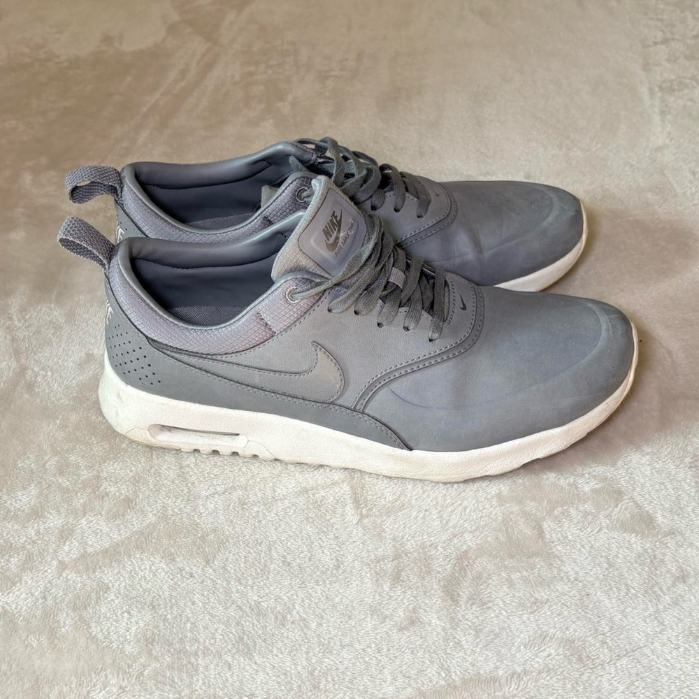 Nike Gray Air Max Thea Premium Sneakers
